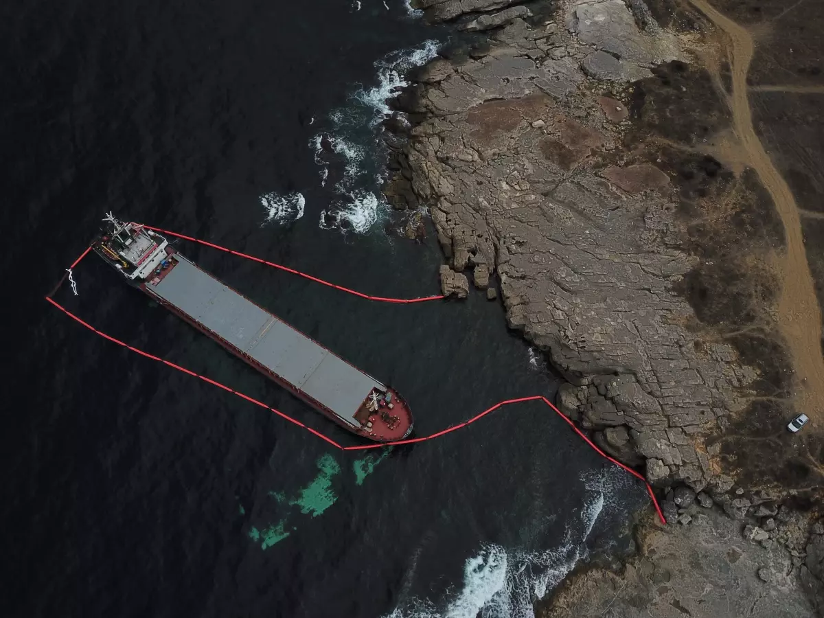 kandirada karaya oturan gemi kurtarilmayi bekliyor YnCeC45D