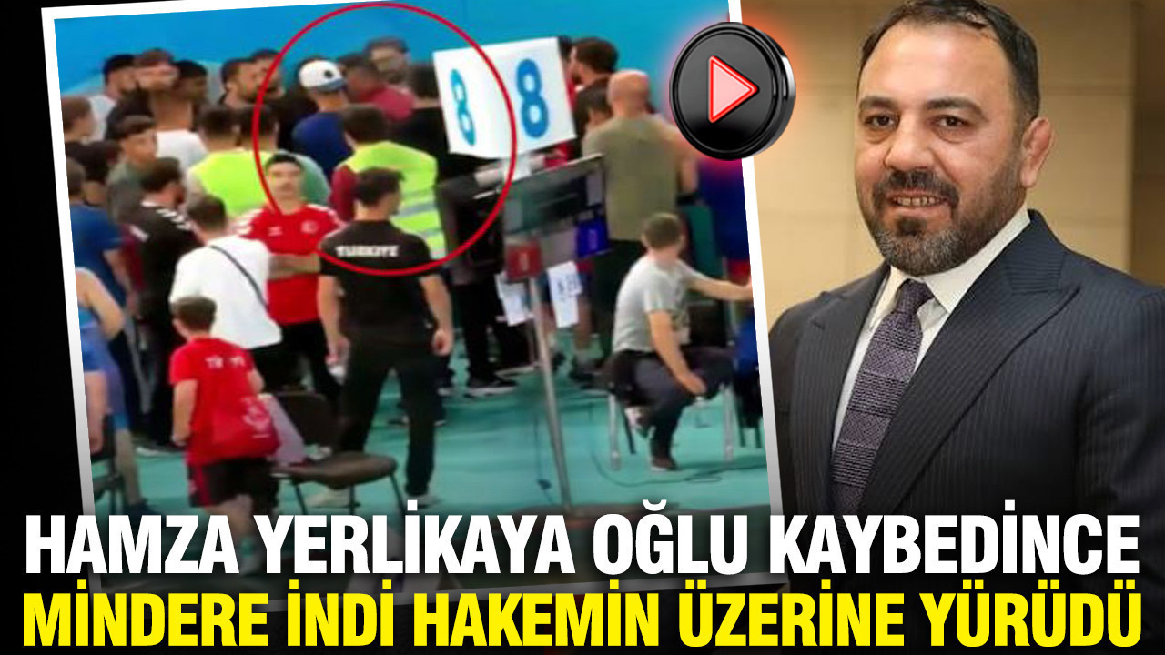 Hamza yerlikaya oglu kaybedince mindere indi hakemin uzerine yurudu gAAup5s3